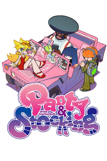 پوستر رسمی انیمه Panty And Stocking with Garterbelt (2010)