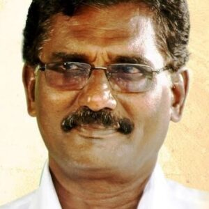 Photo of artist Vela Ramamoorthy