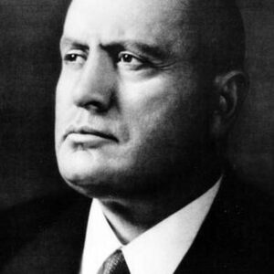 Photo of artist Benito Mussolini