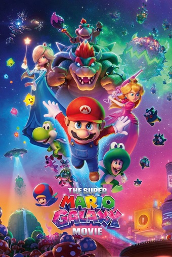 پوستر رسمی فیلم The Super Mario Galaxy Movie (2026)