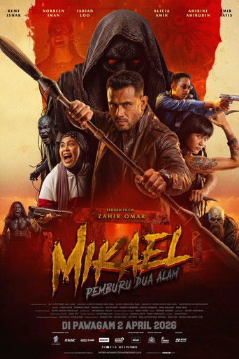 پوستر رسمی فیلم Mikael: Pemburu Dua Alam (2026)