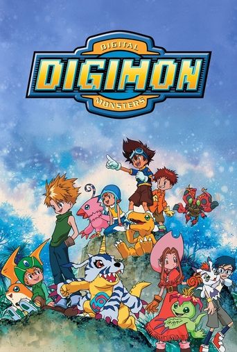 پوستر رسمی انیمه Digimon: Digital Monsters (1999)