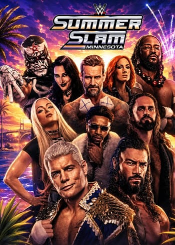 پوستر رسمی فیلم WWE SummerSlam (2026)