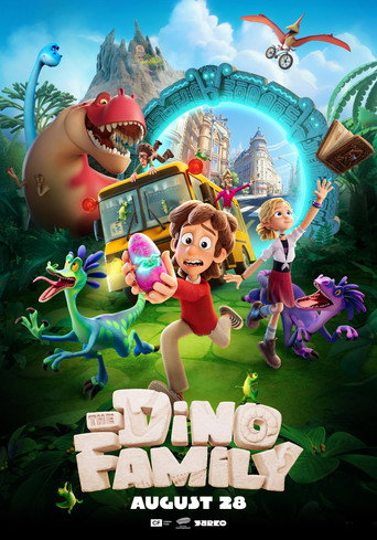 پوستر رسمی فیلم The Dino Family (2025)