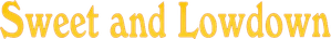 لوگوی رسمی فیلم Sweet and Lowdown (1999)